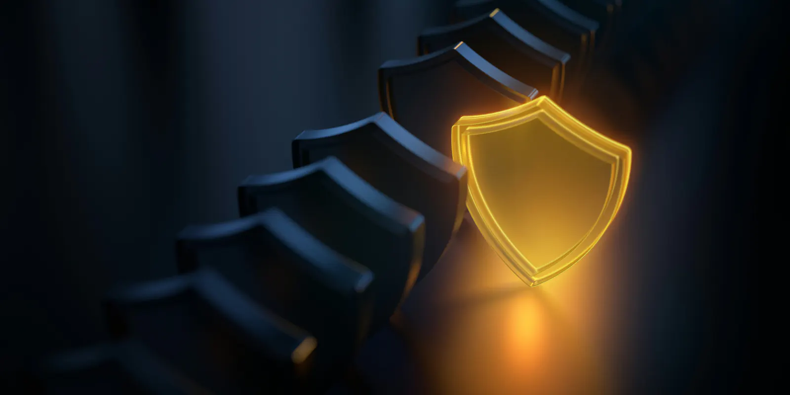Security shield representing third-party penetration testing protection